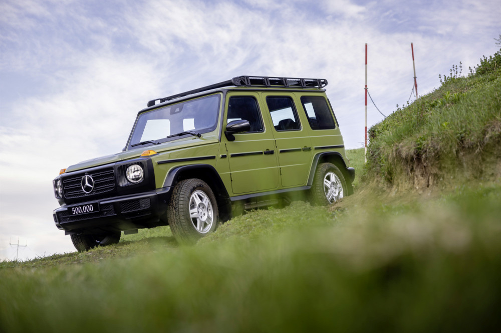 Mercedes-Benz G 500 agave green 500,000th